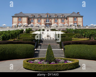 Domaine Carneros winery, Napa, CALIFORNIA, STATI UNITI D'AMERICA Foto Stock