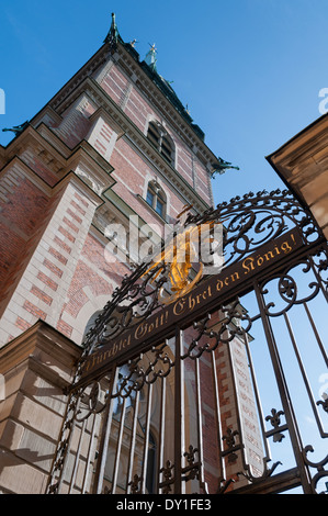 Tyska Kyrkan chiesa tedesca Gamla Stan Stoccolma Svezia Foto Stock