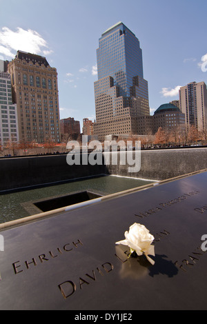 9 11 Memorial New York 24.03.2014 Foto Stock