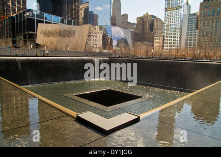 9 11 Memorial New York 24.03.2014 Foto Stock