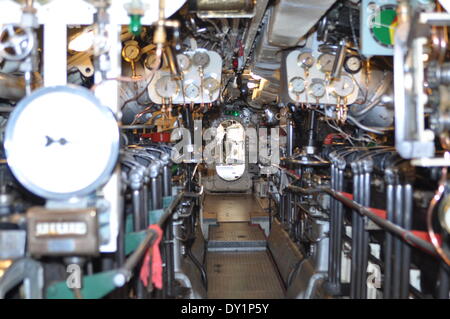 Portsmouth, Regno Unito. 3 Aprile, 2014. Lancio ufficiale del Museo Nazionale della Royal Navy, Historic Dockyard, Portsmouth, Hampshire, Regno Unito. 03 aprile 2014. Credito: Flashspix/Alamy Live News Foto Stock