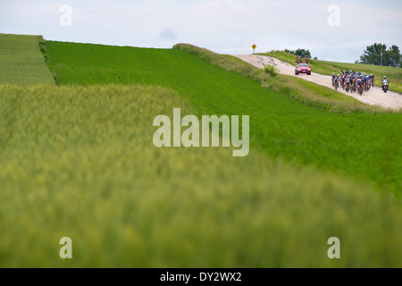 Tour di America's Dairyland bike race. Foto Stock