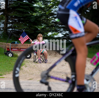 Tour di America's Dairyland bike race. Foto Stock