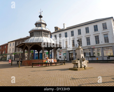 Xvi secolo market cross edificio a North Walsham, Norfolk, Inghilterra Foto Stock