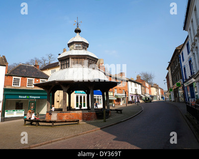 Xvi secolo market cross edificio a North Walsham, Norfolk, Inghilterra Foto Stock