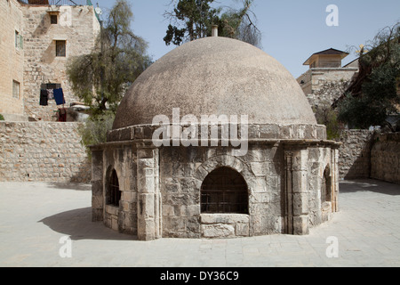 Cappella etiope, Gerusalemme, Israele. Foto Stock