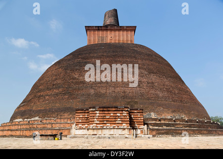 Anuradhapura, Sri Lanka. Jetavanarama Dagoba Foto Stock