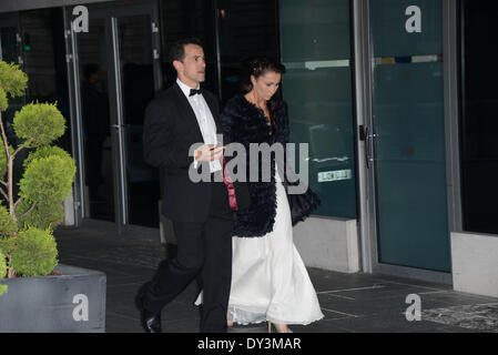 Londra, Regno Unito. 05 apr 2014. Valutazione frequentare il Soldiering sui premi a Londra Park Plaza,Westminster Bridge, il 5 aprile, 2014 a Londra, Inghilterra. Credito: Vedere Li/Alamy Live News Foto Stock