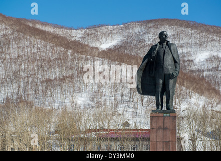 Vladimir Lenin statua monumento Foto Stock