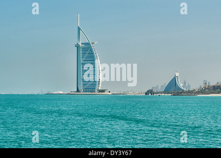 Il Burj Al Arab, Emirati Arabi Uniti Foto Stock