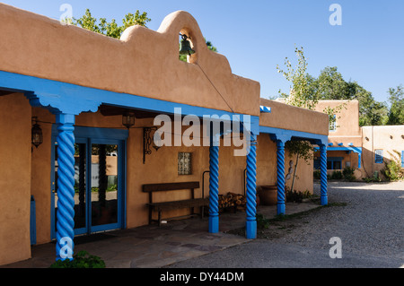 Adobe dettagli architettonici, UAT New Mexico Foto Stock