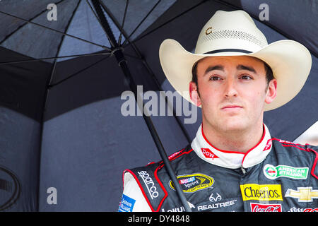 Fort Worth, TX, Stati Uniti d'America. 5 apr, 2014. Fort Worth, Tx - Apr 05, 2014: Austin Dillon (3) si prepara a qualificarsi per il ''Duck Commander 500'' al Texas Motor Speedway di Fort Worth, Tx. © csm/Alamy Live News Foto Stock