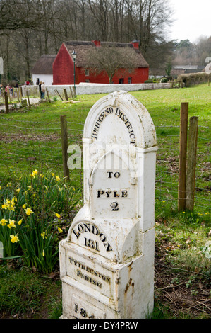 Agriturismo Kennixton, Museo di Storia Nazionale, St Fagans, Cardiff, Galles del Sud, Regno Unito. Foto Stock