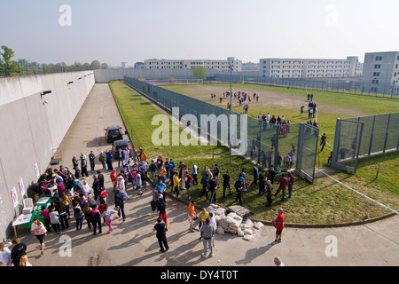 L'Italia, Milano, interno del carcere di Bollate, maratona Vivicittà Foto Stock