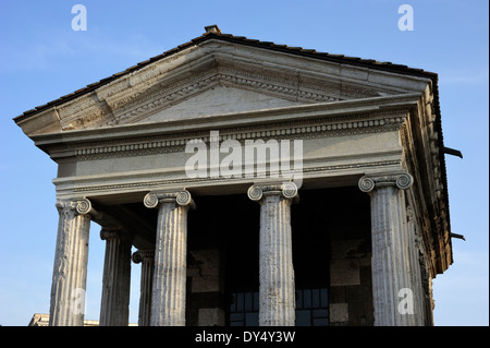 Italia, Roma, foro Boarium, Tempio della fortuna virile, tempio di Portunus Virilis Foto Stock