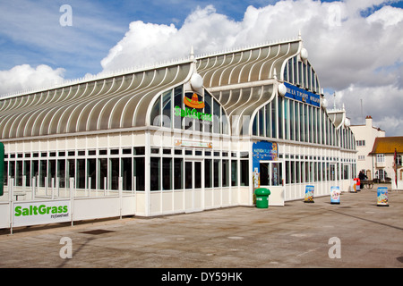 Il punto orientale Pavilion edificio su Lowestoft seafont. Foto Stock