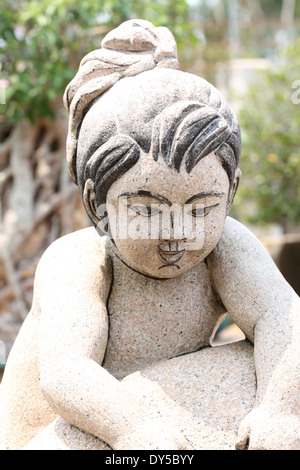 I bambini cinesi di statue nella favola. Foto Stock