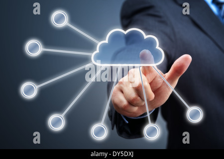 Il cloud computing concept Foto Stock