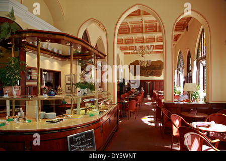 Cafe Prag, Meclemburgo-Pomerania, Germania, Europa Foto Stock