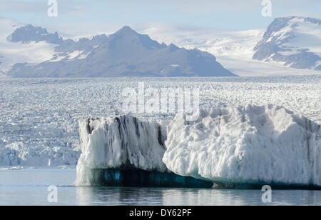 Jokulsarlon laguna glaciale, Islanda, regioni polari Foto Stock