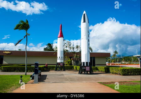 Razzo storico, porto di perla, Oahu, Hawaii, Stati Uniti d'America, il Pacifico Foto Stock