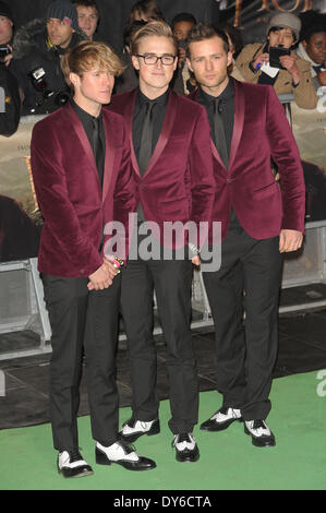 The Hobbit: un inaspettato viaggio - UK premiere - ArrivalsFeaturing: McFly dove: London Regno KingdomWhen: 12 Dic 2012 Foto Stock