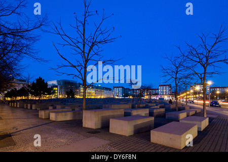 Il memoriale dell'olocausto, Mitte, Germania Foto Stock