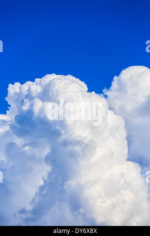 Cumulus la formazione di nube, close up Foto Stock