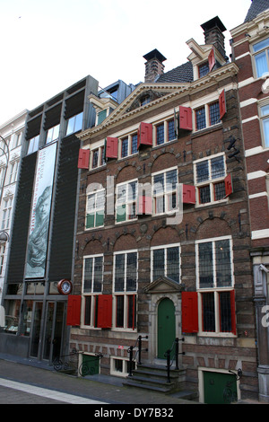 La casa di Rembrandt (Rembrandthuis) Museo in Jodenbreestraat nel centro di Amsterdam Foto Stock