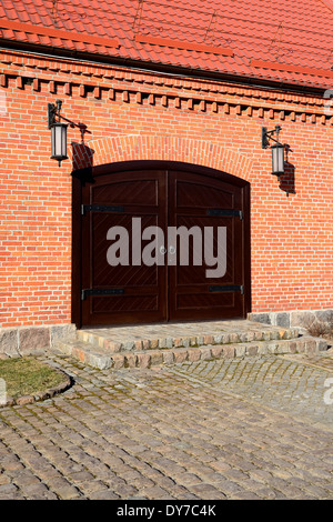 Il vecchio magazzino tedesco. Il mondo oceano Museum, Kaliningrad (ex Koenigsberg), Russia Foto Stock