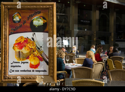 Plaza Rodrigo Botet, Valencia, Spagna Foto Stock
