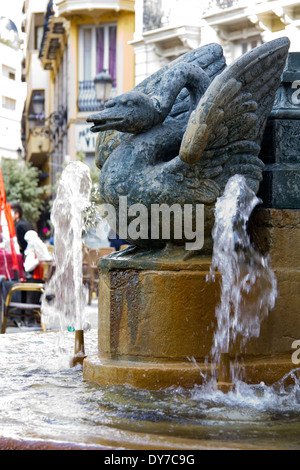 Plaza Rodrigo Botet, Valencia, Spagna Foto Stock