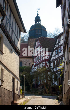 Corsia in Gudensberg, 29.03.2014 Foto Stock