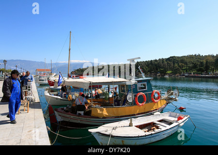 Grecia FOCHIDA Golfo Corinthian galaxidi Foto Stock