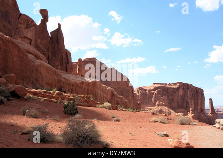 Regina del Parco Nazionale di Arches, Moab, Utah, Stati Uniti d'America Foto Stock