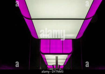 La stazione della metropolitana di Amburgo, Germania Foto Stock