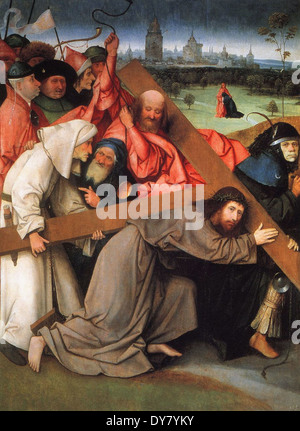 Hieronymus Bosch Cristo che porta la croce Foto Stock