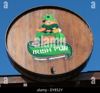 Pub irlandese. Foto Stock