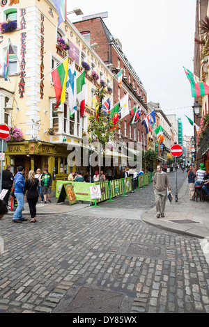 Oliver St John Gogarty, Temple Bar di Dublino, Irlanda Foto Stock