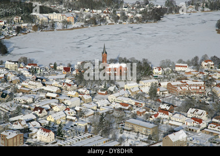 Feldberg, feldberger seenlandschaft, Mecklenburgische Seenplatte district, mecklenburg-vorpommern, Germania Foto Stock