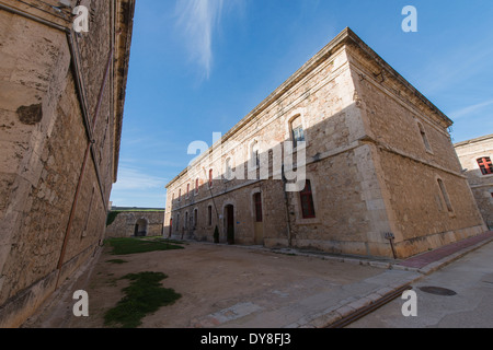 Militari il castello fortificato di Sant Ferran, Figueres, Spagna Foto Stock