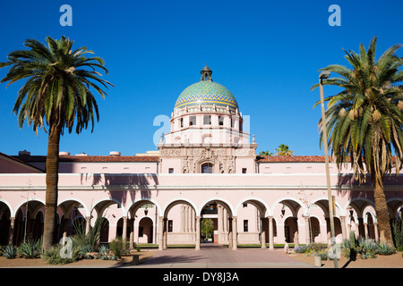 Stati Uniti d'America, Arizona, Tucson, Pima County Courthouse, costruito nel 1929. Foto Stock