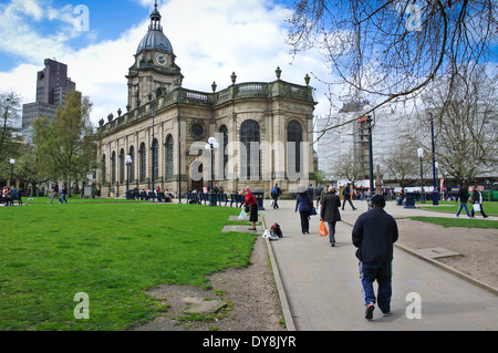 Philips St Cattedrale Birmingham Inghilterra Foto Stock