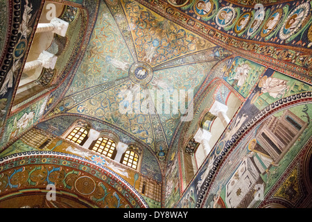 Basilica di San Vitale, Ravenna, Emilia Romagna, Italia Foto Stock