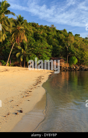 Filippine, Palawan Port Barton, Albaguen Isola Foto Stock