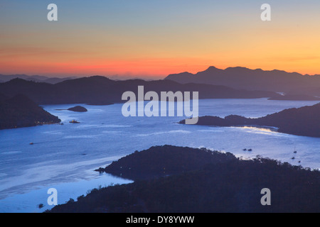 Filippine, Palawan Coron Island, Coron Town Foto Stock