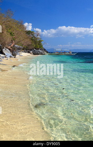 Filippine, Palawan El Nido, Isola di Shimizu Foto Stock