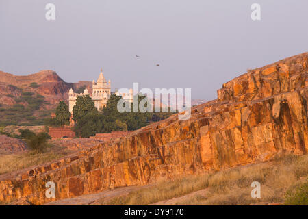 , Jaswant Thada, Jodhpur, Rajasthan, Asia, India, castello, Foto Stock