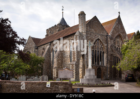 Regno Unito, Inghilterra, East Sussex, segale, chiesa parrocchiale di Santa Maria Vergine Foto Stock