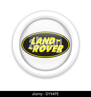 Land Rover icona logo emblema simbolo bandiera Foto Stock